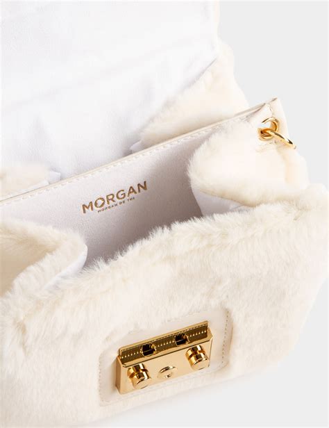 sac pochette imitation fourrure